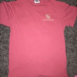 Burgundy simply southern shirt
